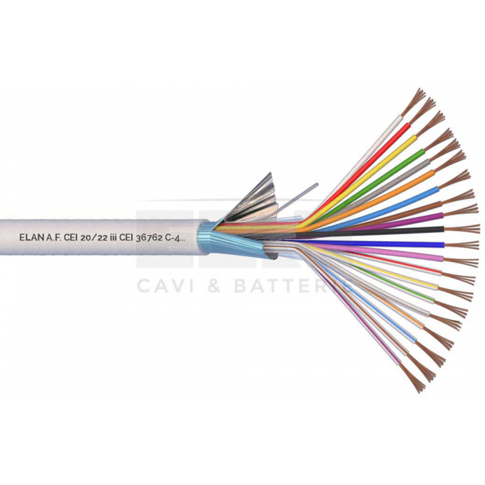 020201 | Καλώδιο Συναγερμού με Θωράκιση 20×0.22mm (100m)