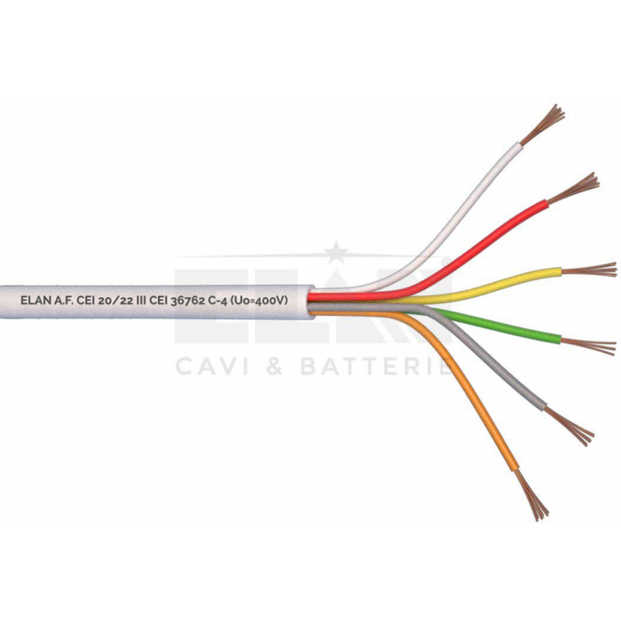 050061 | Καλώδιο Συναγερμού 6×0.22mm (100m)