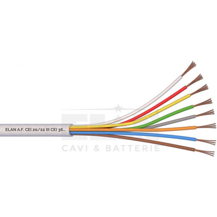 050081 | Καλώδιο Συναγερμού 8×0.22mm (100m)