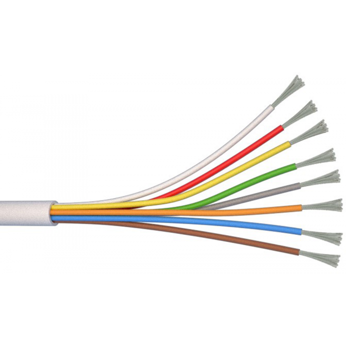 050081S | Καλώδιο Συναγερμού Επικασσιτερωμένο 8×0.22mm (100m)