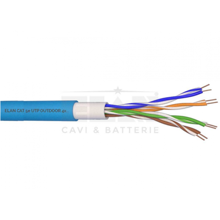 098248A | Καλώδιο UTP CAT5e 0.51mm 4×2×24AWG D.J. (1000m)