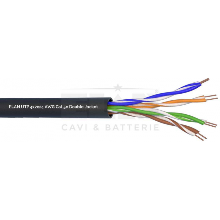 099248 | Καλώδιο UTP CAT5e 4×2×24AWG JELLY 0.51mm (1000m)