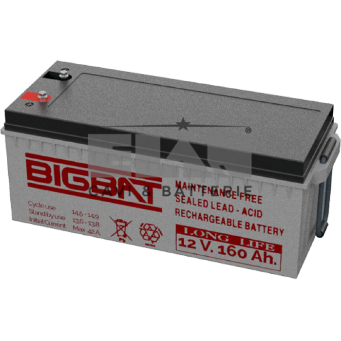 1292 | Μπαταρία Μολύβδου VRLA LONG LIFE 12Vdc 160Ah