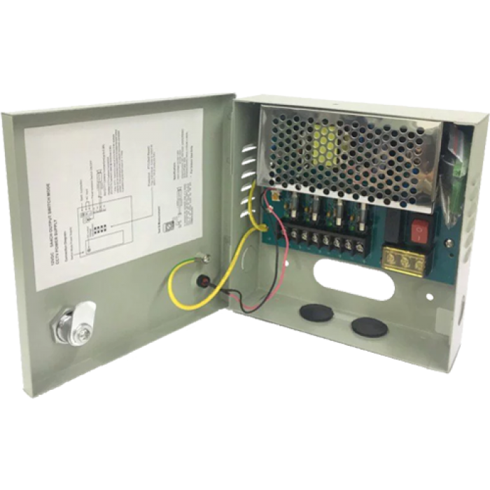 AMR-1204C-5A | Τροφοδοτικό με Κατανεμητή 4 Καναλιών