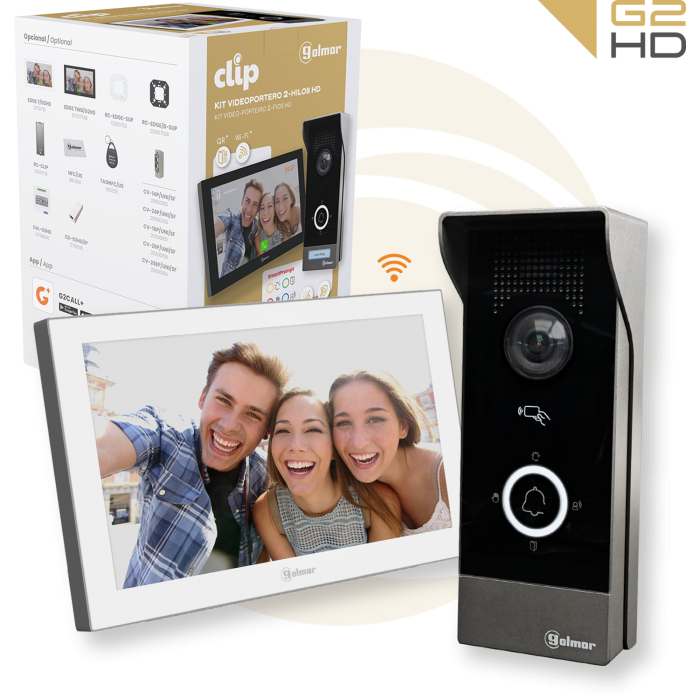 C5110/EDGE 7W/G2HD | Kit Θυροτηλεόρασης Clip ∙ Wi-Fi C5110/EDGE 7W/G2HD | Kit Θυροτηλεόρασης Clip ∙ Wi-Fi