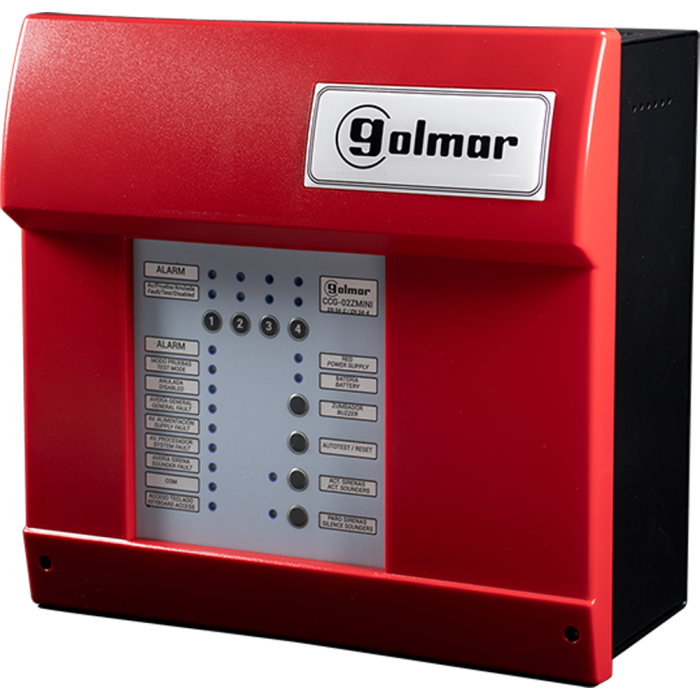 CCG-04ZMINI | Κέντρο Συμβατικής Πυρανίχνευσης 4 Ζωνών