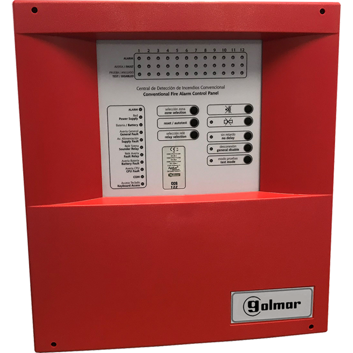 CCG-08Z | Κέντρο Συμβατικής Πυρανίχνευσης 8 Ζωνών