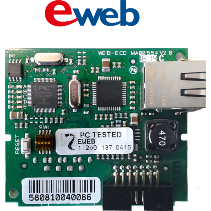 EWEB | Κάρτα Επέκτασης Δικτύου LAN/Ethernet & Web Server