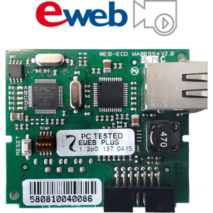 EWEB PLUS VIDEO | Μονάδα Επέκτασης Δικτύου LAN / Ethernet / Web Server / Video | CAPTURE / XTREAM EWEB PLUS VIDEO | Μονάδα Επέκτασης Δικτύου LAN / Ethernet / Web Server / Video | CAPTURE / XTREAM