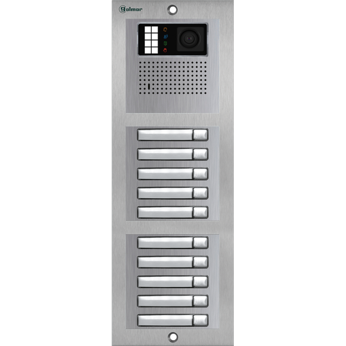 GOG2810X | ΜΠΟΥΤΟΝΙΕΡΑ ΘΥΡΟΤV NEXA INOX 2 ΚΑΛΩΔΙΩΝ 10 ΔΙΑΜ.
