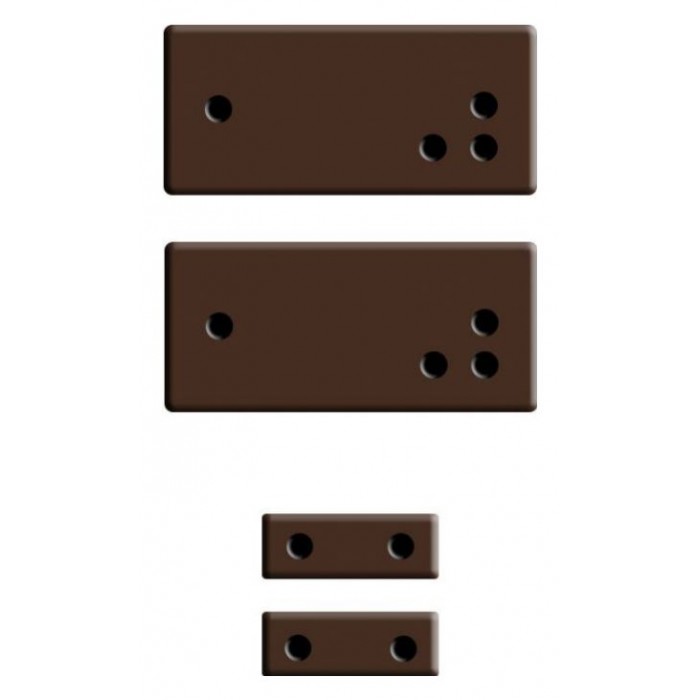 KIT SPACER BROWN x WIC4 MINI Κιτ Αποστάτες / Βάση για Μαγνητικές Επαφές
