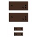 KIT SPACER BROWN x WIC4 MINI Κιτ Αποστάτες / Βάση για Μαγνητικές Επαφές