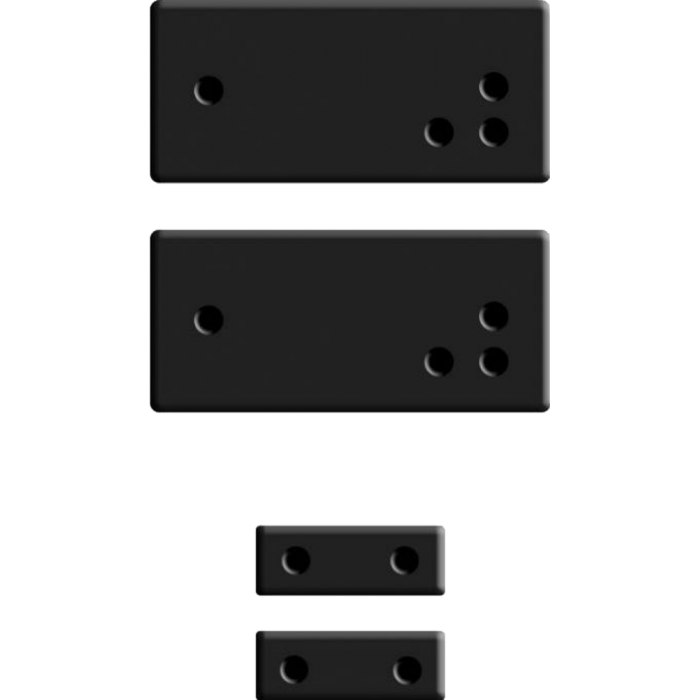 KIT SPACER BLACK x WIC4 MINI | Kit Αποστάτες / Βάση για Μαγνητική Επαφή