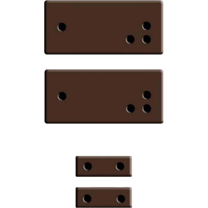 KIT SPACER BROWN x WIC4 MINI | Kit Αποστάτες / Βάση για Μαγνητική Επαφή KIT SPACER BROWN x WIC4 MINI | Kit Αποστάτες / Βάση για Μαγνητική Επαφή