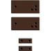 KIT SPACER BROWN x WIC4 MINI | Kit Αποστάτες / Βάση για Μαγνητική Επαφή KIT SPACER BROWN x WIC4 MINI | Kit Αποστάτες / Βάση για Μαγνητική Επαφή