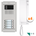 N4140/T-500 | Kit Θυροτηλεφώνου Nexa Compact ∙ 4 Κλήσεις