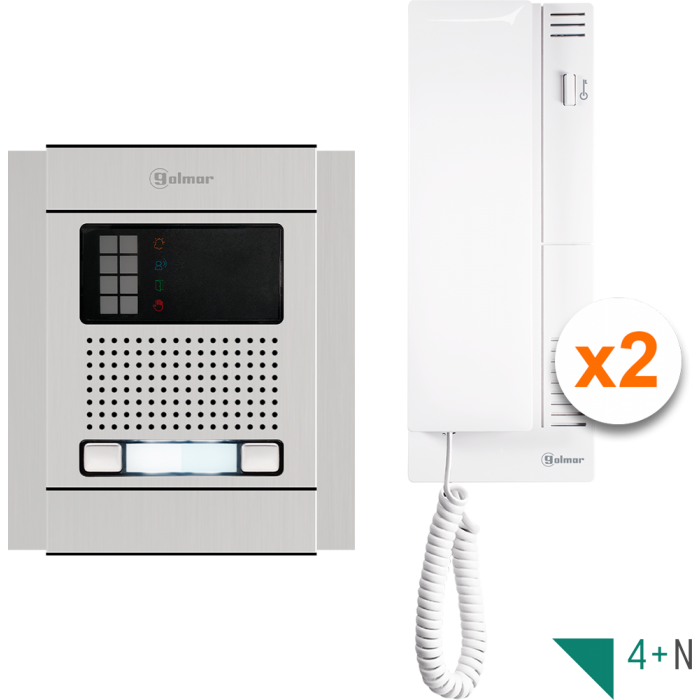 N4220/T-500 | Kit Θυροτηλεφώνου Nexa Compact ∙ 2 Κλήσεις