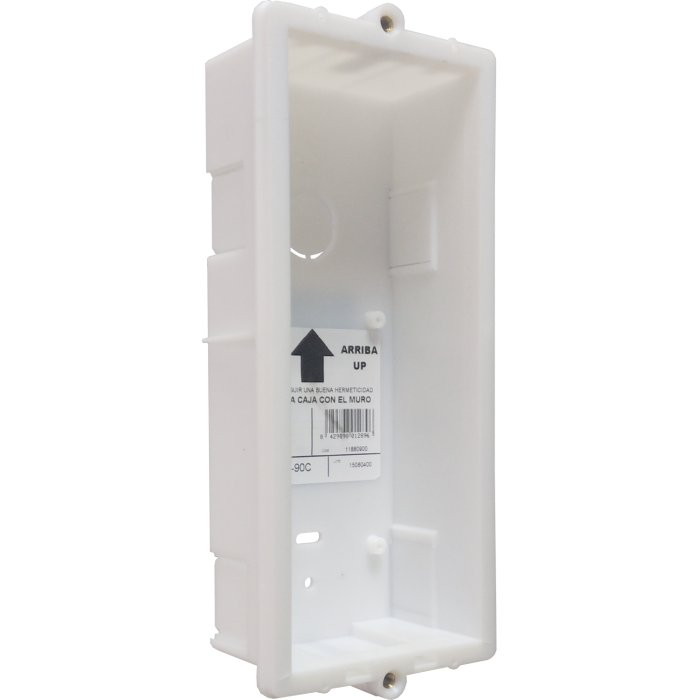 NCEV-90C | Χωνευτό Κουτί 1×2 | Nexa Aluminium