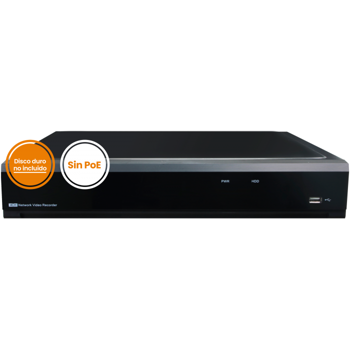 NVR-1602 | Καταγραφικό IP NVR με 16 Κανάλια 8MP Χωρίς PoE, Χωρίς Σκληρό Δίσκο