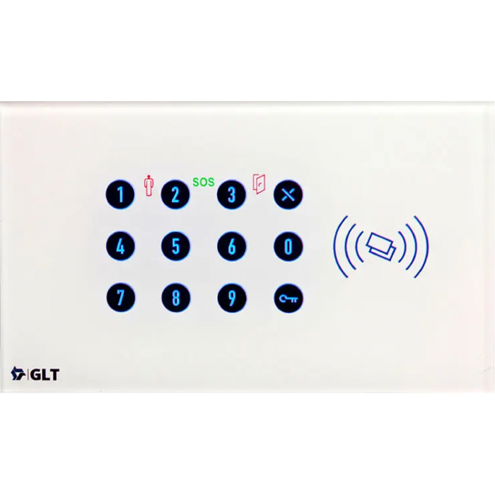 PB40/500 Πρόσοψη Αφής για Πληκτρολόγιο 1047/523 - Λευκό