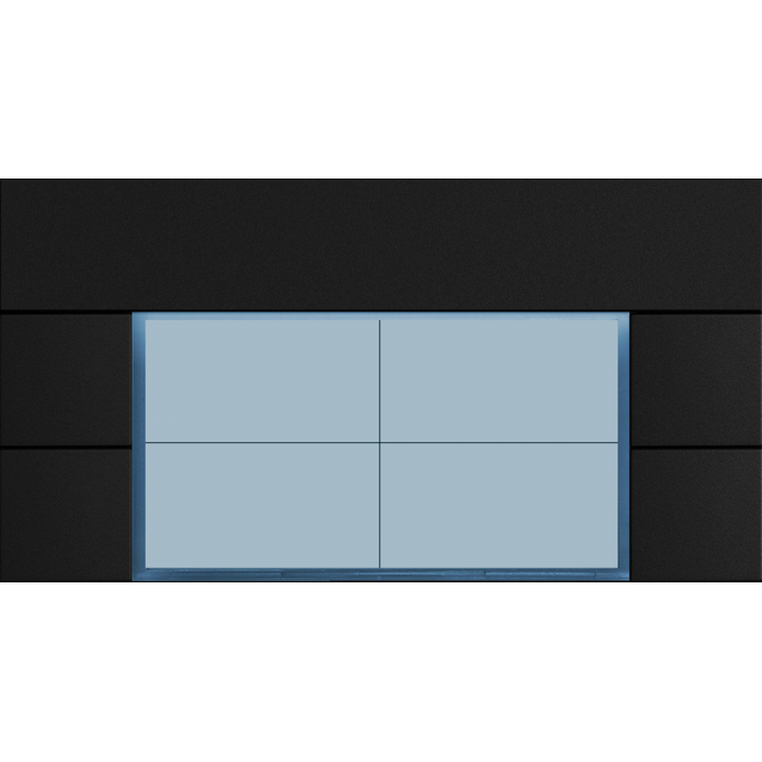 S3240/BK | Πρόσοψη με 4 Διπλά Πλήκτρα Κλήσης