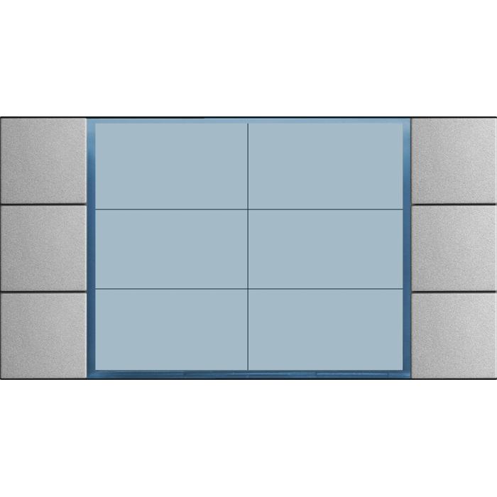 S3260/AL | Πρόσοψη με 6 Διπλά Πλήκτρα Κλήσης