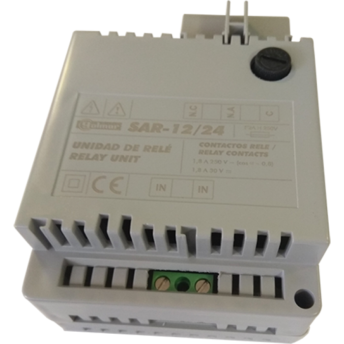 SAR-12/24 | Μονάδα Ρελέ 12Vdc σε 24Vdc/Vac