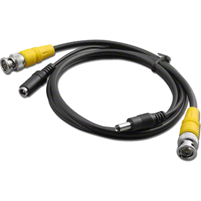 ST-17ABC-30A | Καλώδιο με 2 Βύσματα BNC Αρσενικά + 1 Βύσμα Τροφοδοσίας Θηλυκό + 1 Βύσμα Τροφοδοσίας Αρσενικό