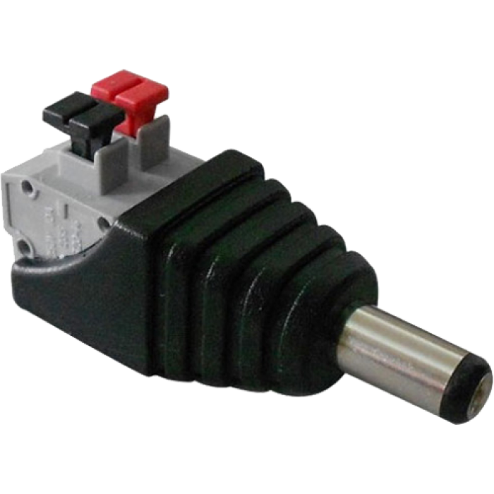 ST-JACK-FC/MT-001 | Βύσμα Τροφοδοσίας BNC Αρσενικό με Πρεσαριστούς Ακροδέκτες
