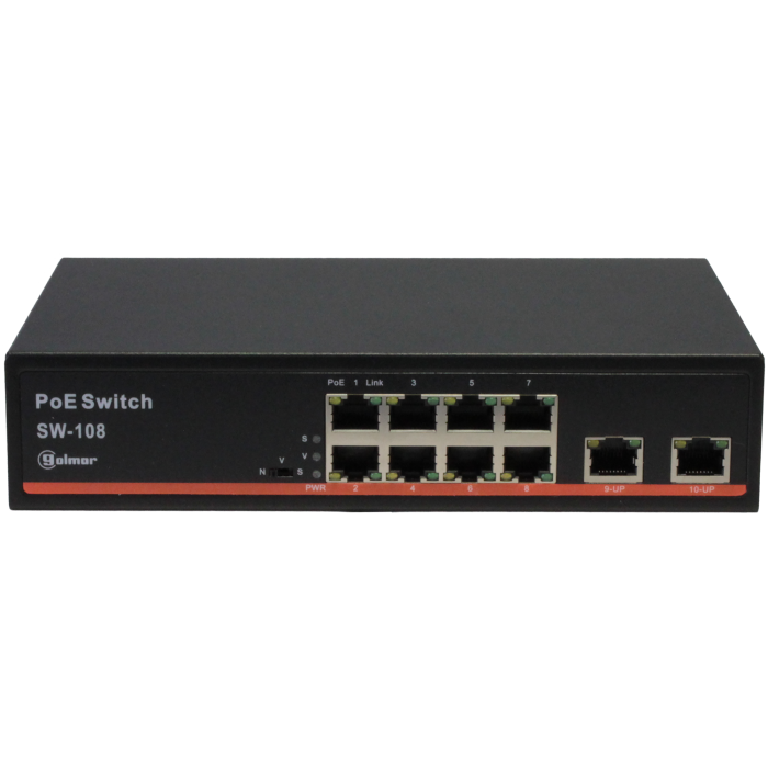 SW-108 Switch 8 Θυρών PoE SW-108 Switch 8 Θυρών PoE