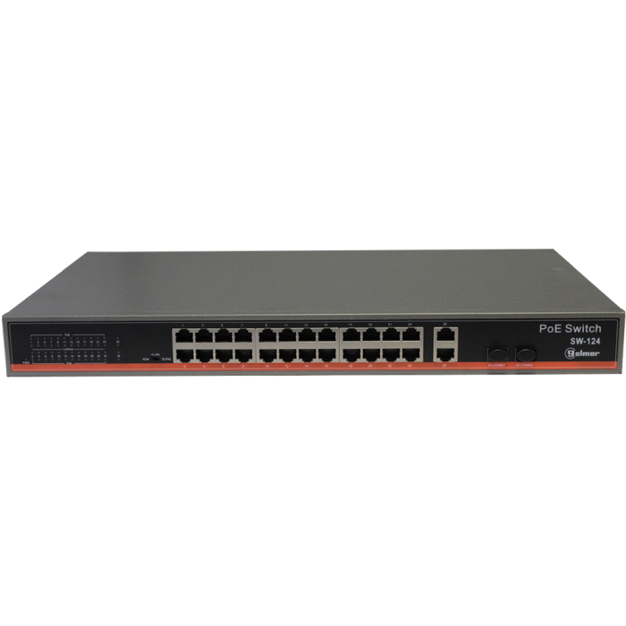 SW-124 Switch 24ων Θυρών PoE SW-124 Switch 24ων Θυρών PoE