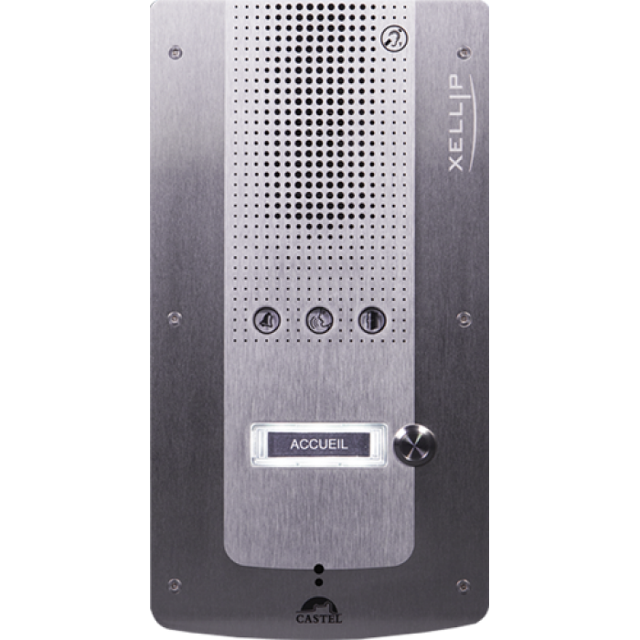 XE AUDIO 1B | Μπουτονιέρα Θυρομεγαφώνου Full IP/SIP ∙ 1 Πλήκτρο Κλήσης