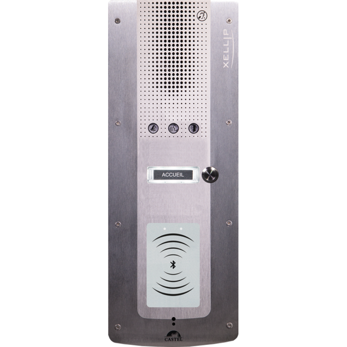 XE AUDIO 1B BLE | Μπουτονιέρα Θυρομεγαφώνου Full IP/SIP ∙ 1 Πλήκτρο Κλήσης ∙ Αναγνώστης Bluetooth