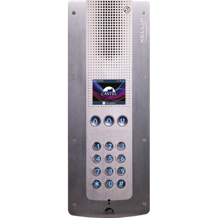 XE PAD AUDIO CLAV | Μπουτονιέρα Θυρομεγαφώνου Full IP/SIP ∙ Κατάλογος Ονομάτων ∙ Πληκτρολόγιο