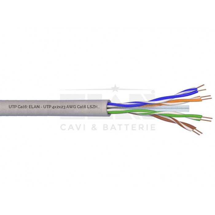 98233 Καλώδιο UTP CAT6e 100% χαλκός 0.57mm