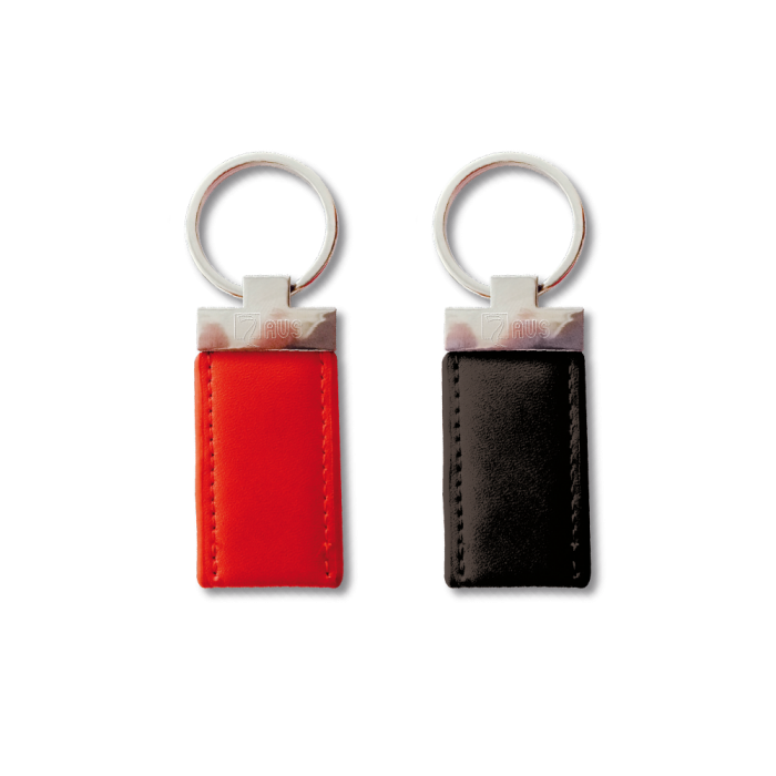 TOY L Ηλεκτρονικό κλειδί εγγύτητας NFC από μέταλλο και δέρμα για πληκτρολόγια AVS A500 Plus & ICE σε κόκκινο ή μαύρο χρώμα